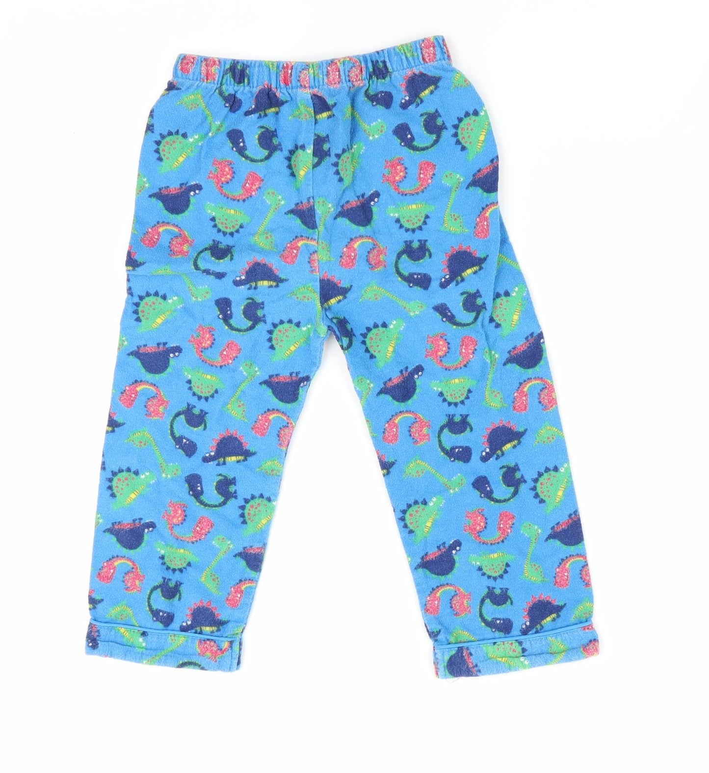 Rebel by Primark Boys Blue Animal Print   Pyjama Pants Size 2-3 Years  - Dinasour Print