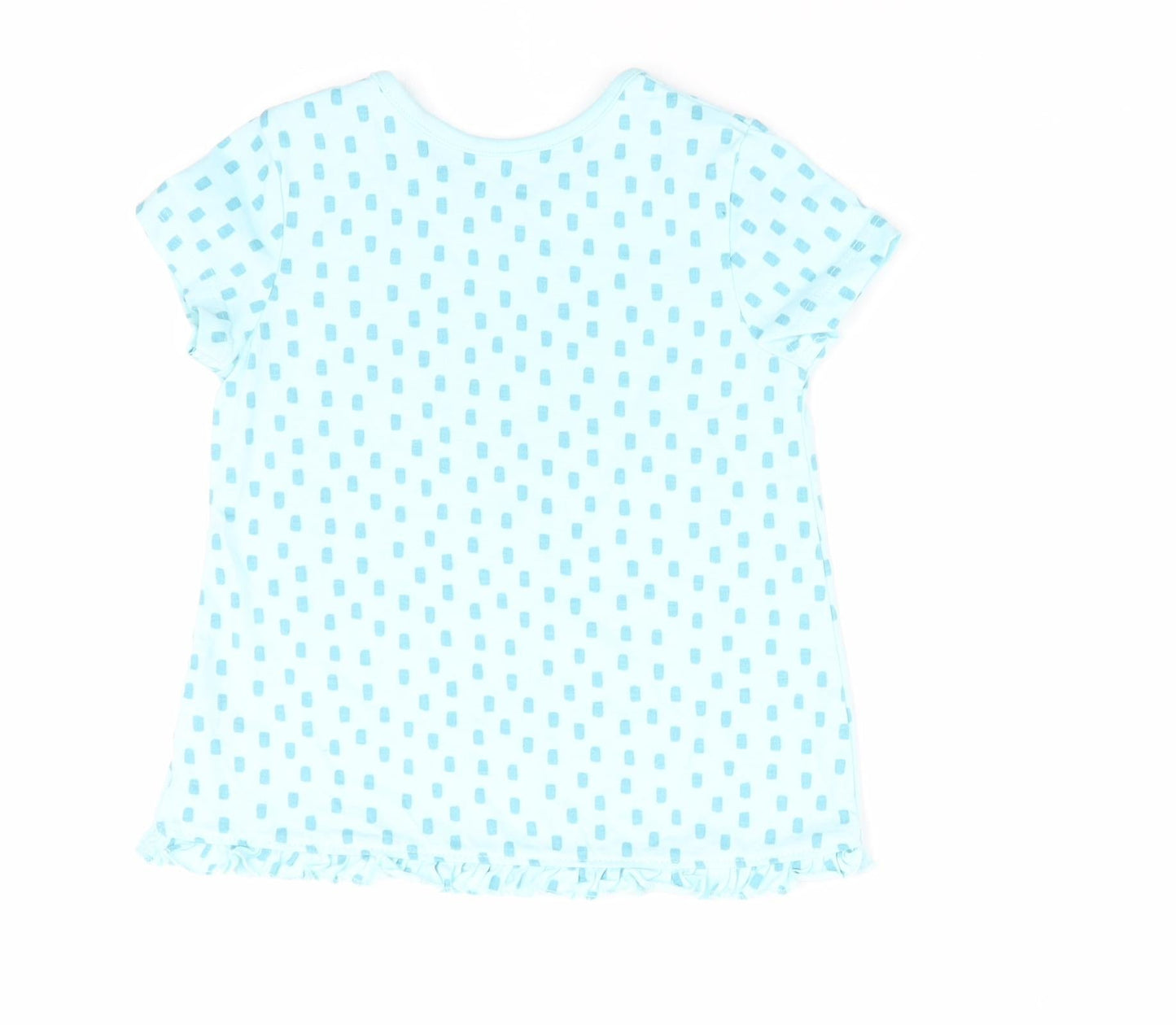 George Girls Blue Geometric  A-Line  Size 9-12 Months