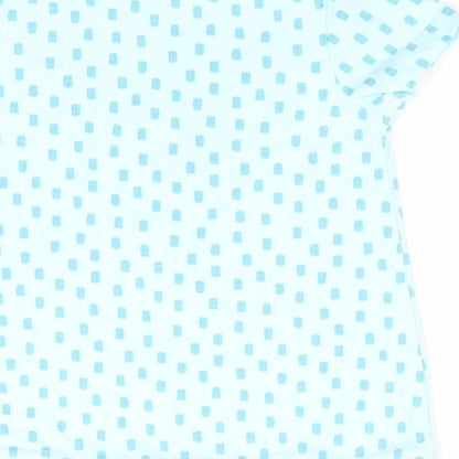 George Girls Blue Geometric  A-Line  Size 9-12 Months