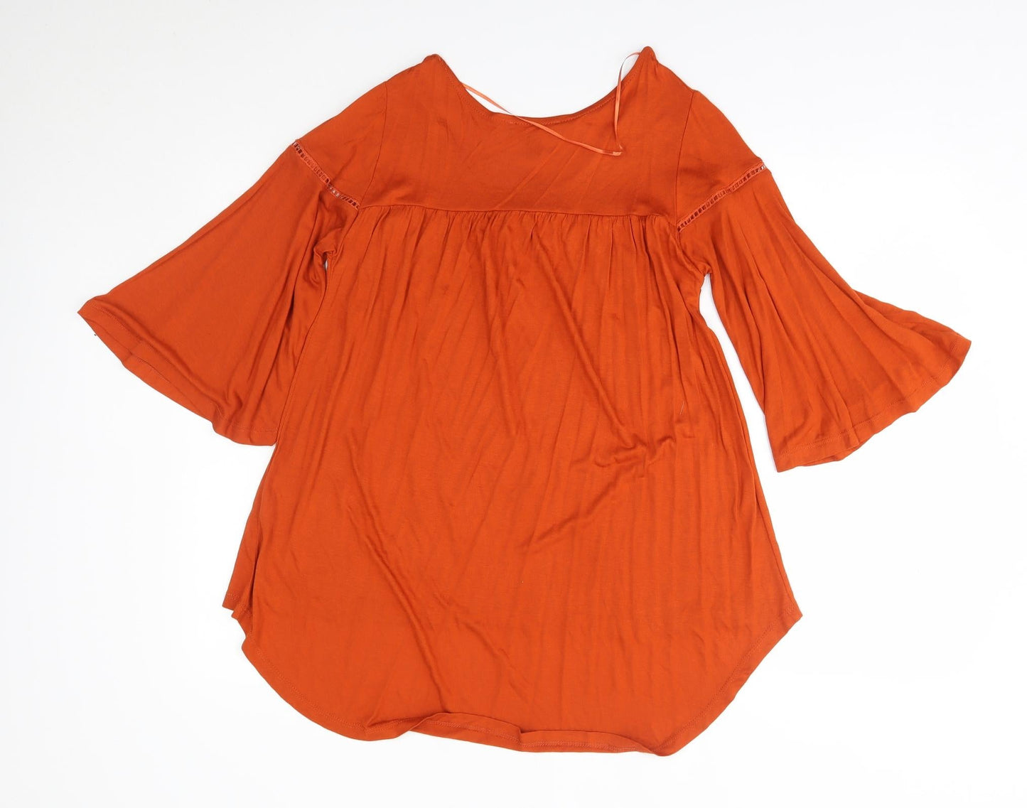 Womens UK Size 8 Atmosphere Orange Basic Blouse