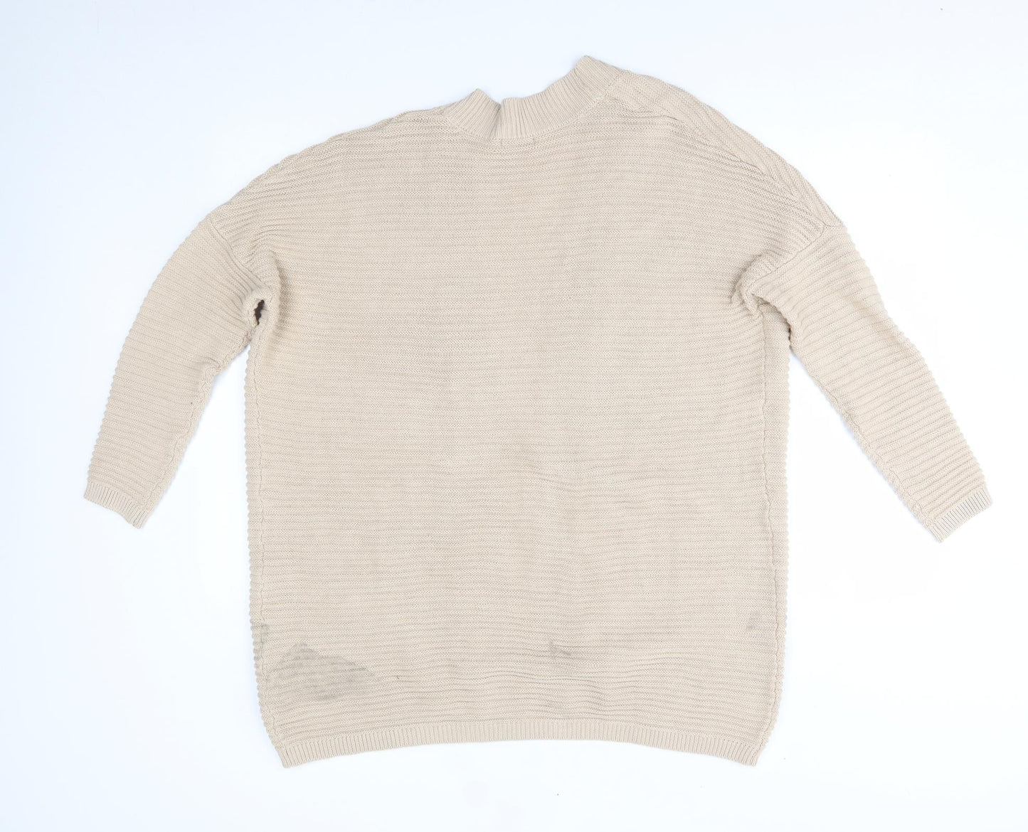 Womens UK Size S M&Co Beige Cardigan Jumper