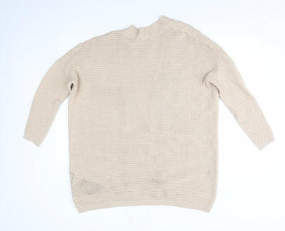 Womens UK Size S M&Co Beige Cardigan Jumper