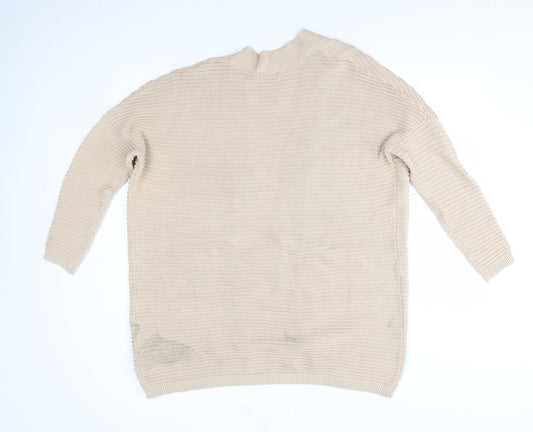 Womens UK Size S M&Co Beige Cardigan Jumper