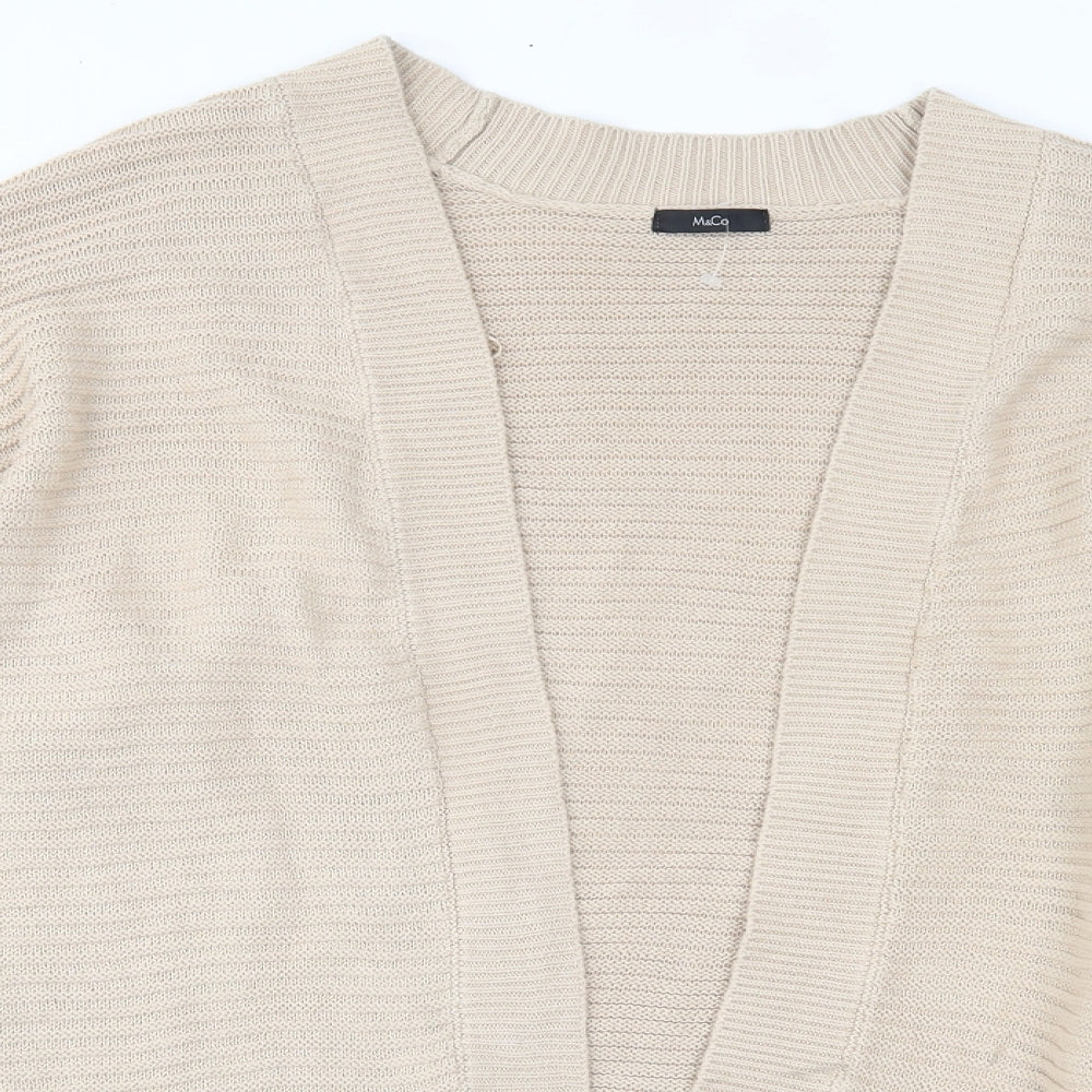 Womens UK Size S M&Co Beige Cardigan Jumper