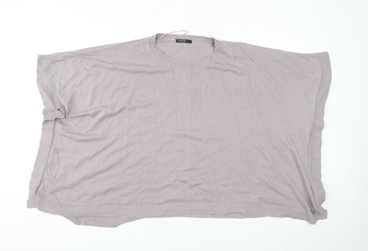 Autograph Womens Purple    Poncho Size 8