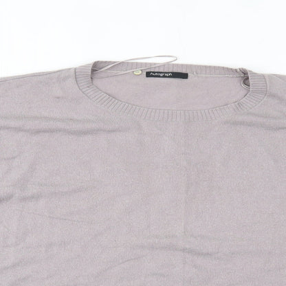 Autograph Womens Purple    Poncho Size 8