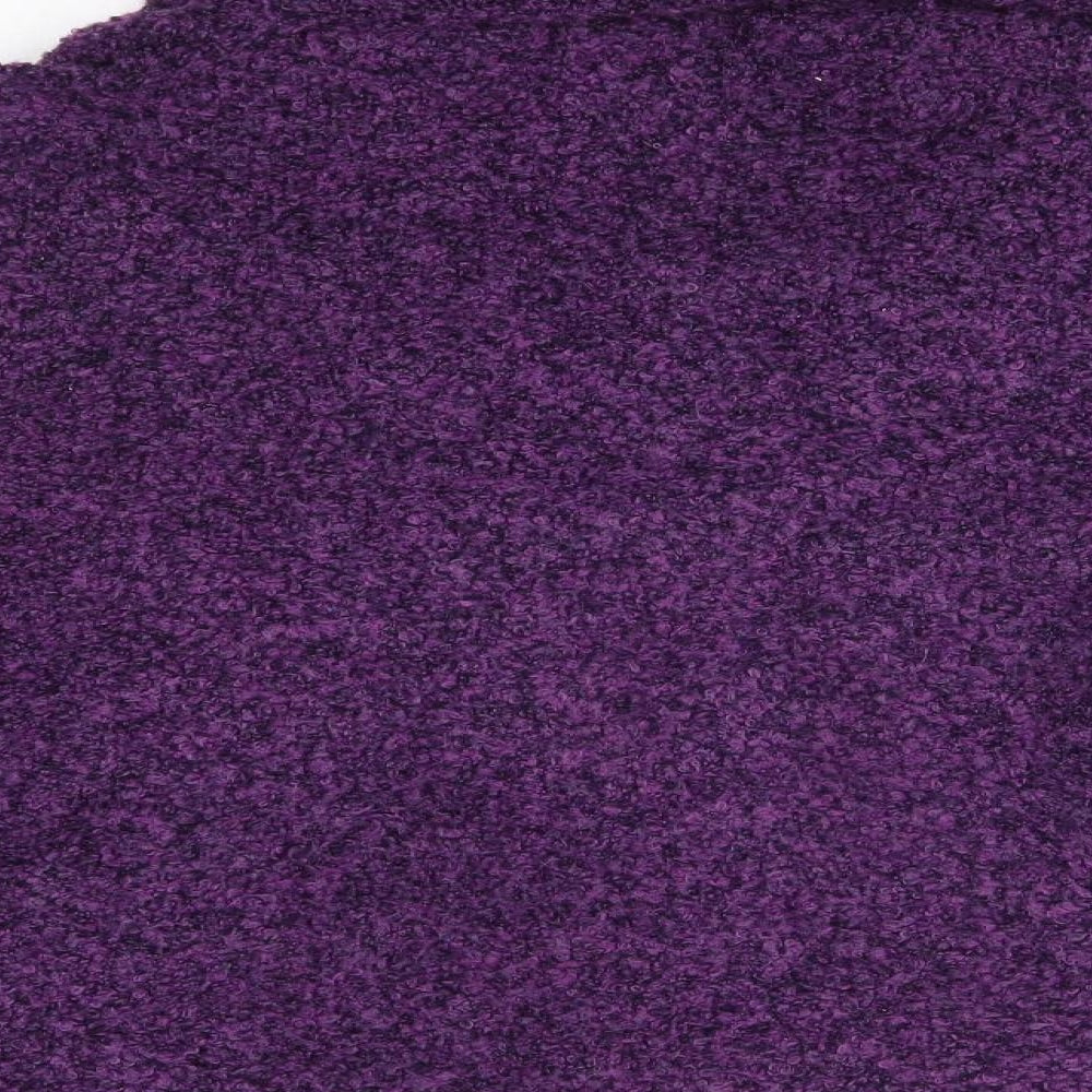 Womens UK Size M EWM Purple Cardigan Jumper