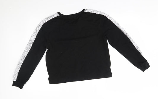 Womens UK Size 10 New Look Black Pullover Jumper
