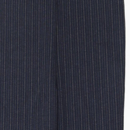 TU Womens Blue Striped   Suit Trousers Size 14