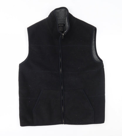 Womens UK Size M eivissa Black Gilet