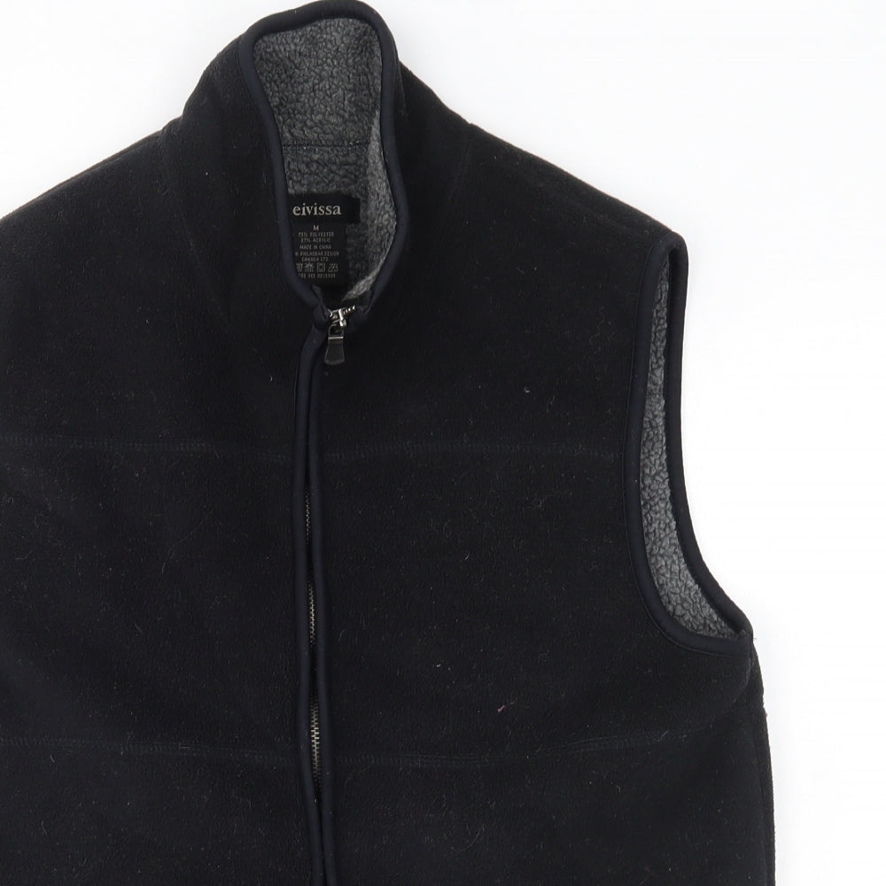 Womens UK Size M eivissa Black Gilet
