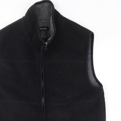 Womens UK Size M eivissa Black Gilet