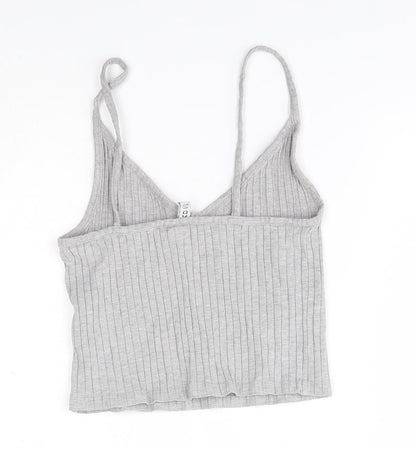 Womens UK Size S H&M Grey Tunic Jumper