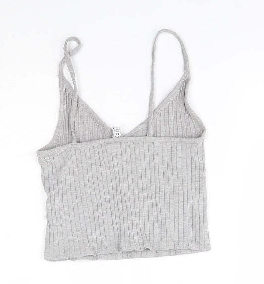 Womens UK Size S H&M Grey Tunic Jumper