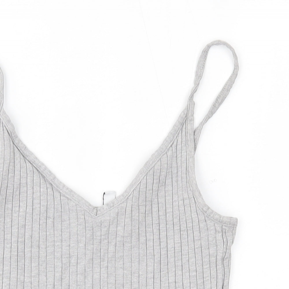 Womens UK Size S H&M Grey Tunic Jumper
