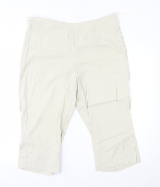 Womens UK Size 18 Dorothy Perkins Regular Fit  Beige Trousers