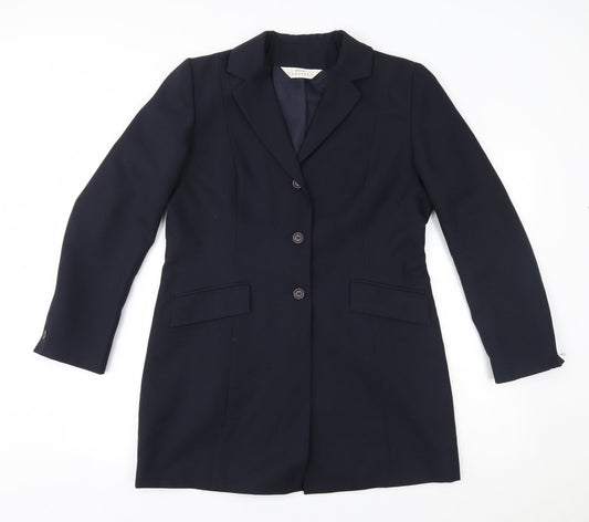 Womens UK Size 14 modern classics Blue Overcoat