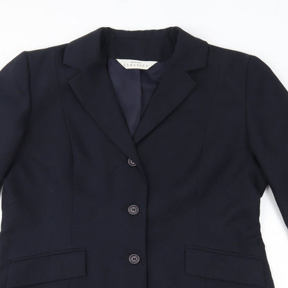 Womens UK Size 14 modern classics Blue Overcoat