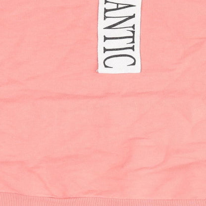Womens UK Size 6 Topshop Pink Pullover Jumper