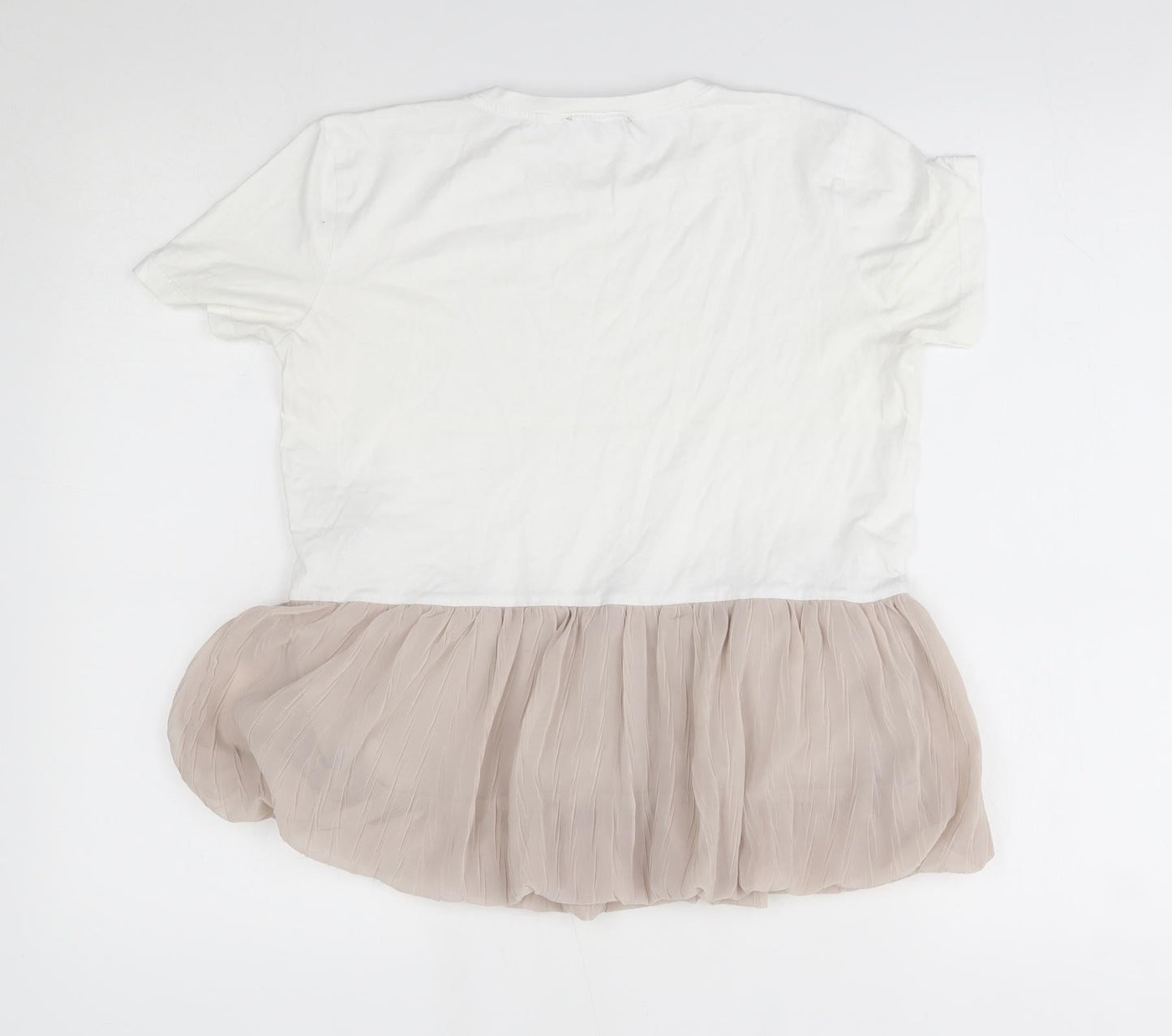 Womens UK Size S Zara White Basic Blouse