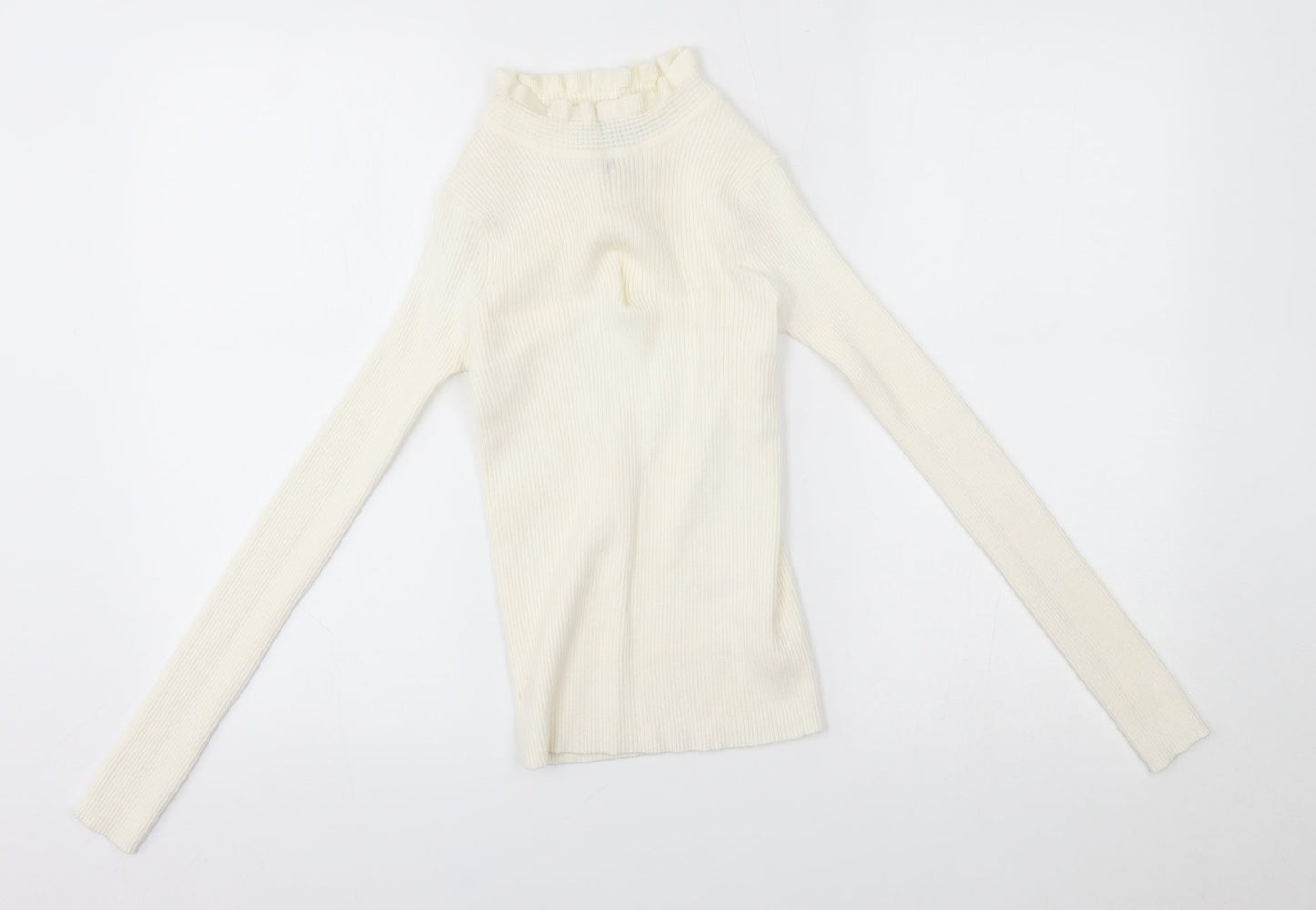 Womens UK Size 8 Atmosphere Ivory Pullover Jumper