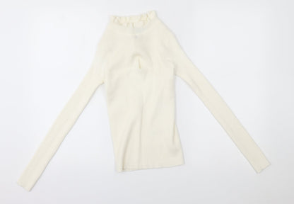 Womens UK Size 8 Atmosphere Ivory Pullover Jumper