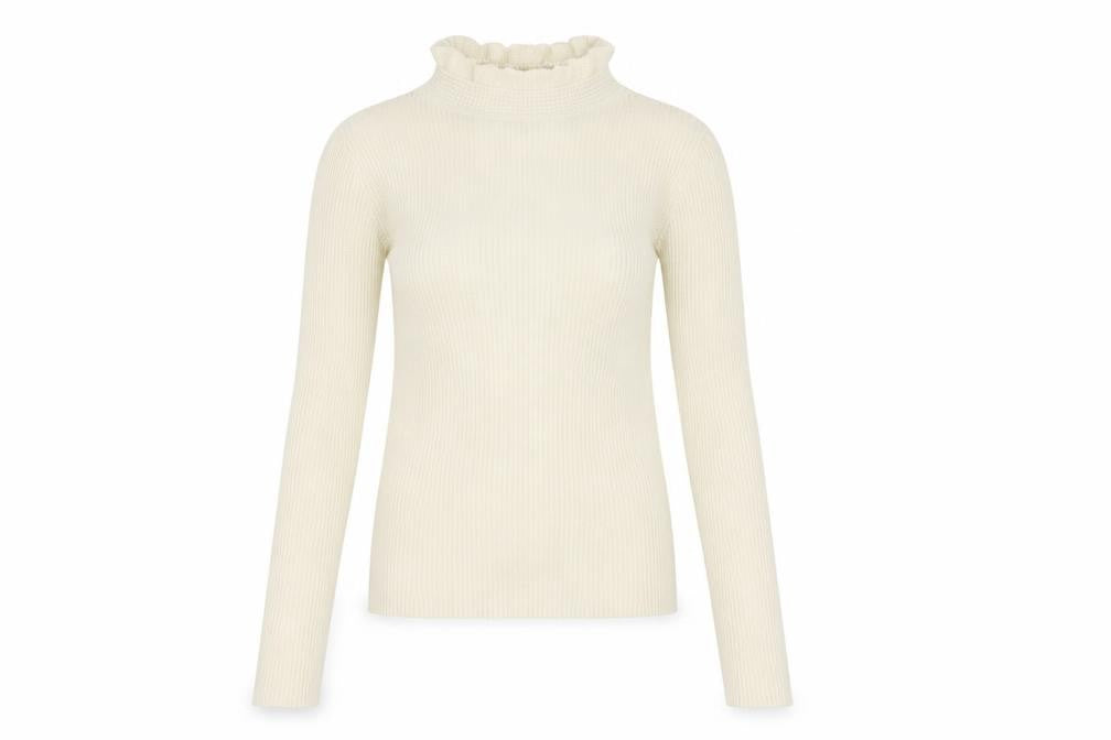 Womens UK Size 8 Atmosphere Ivory Pullover Jumper
