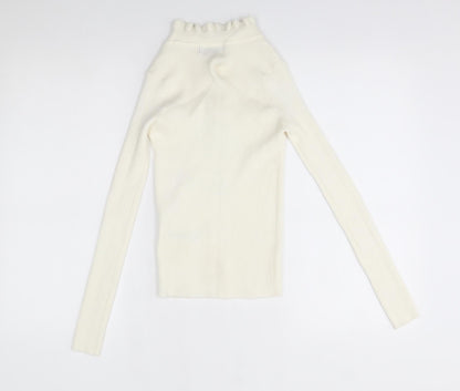 Womens UK Size 8 Atmosphere Ivory Pullover Jumper