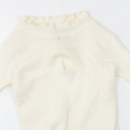 Womens UK Size 8 Atmosphere Ivory Pullover Jumper