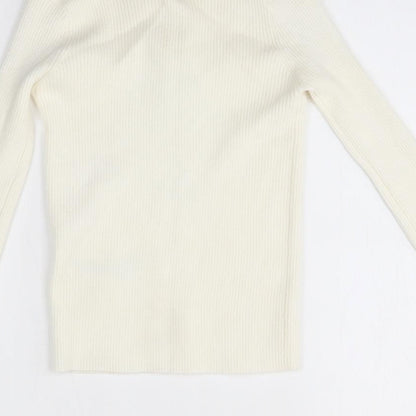 Womens UK Size 8 Atmosphere Ivory Pullover Jumper