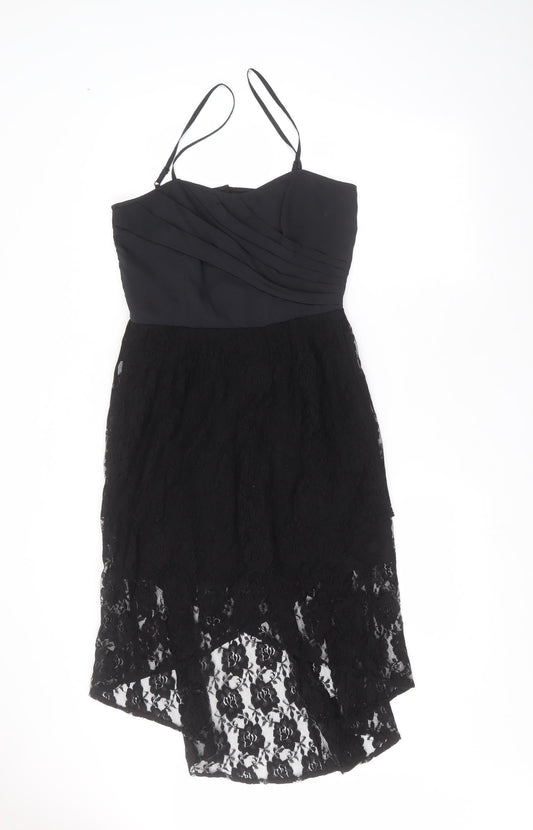 Miss Selfridge Womens Black   A-Line  Size 10