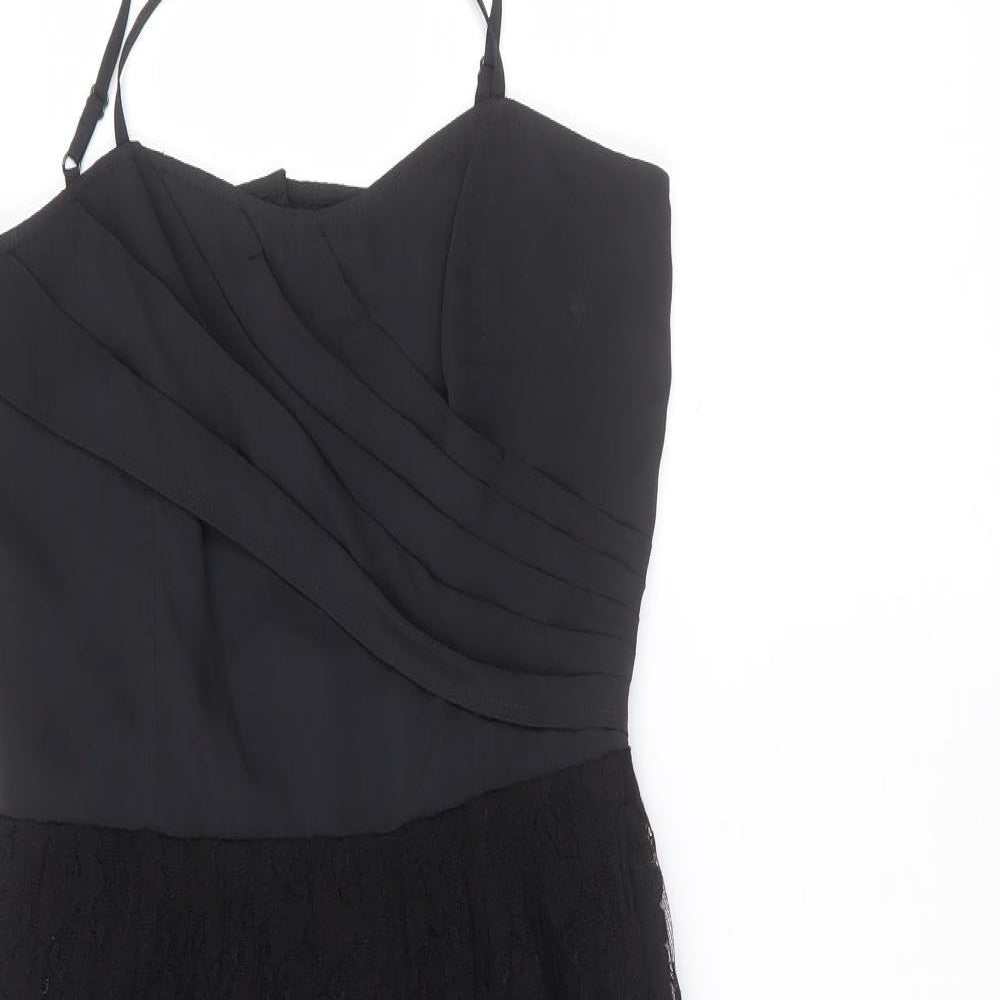 Miss Selfridge Womens Black   A-Line  Size 10