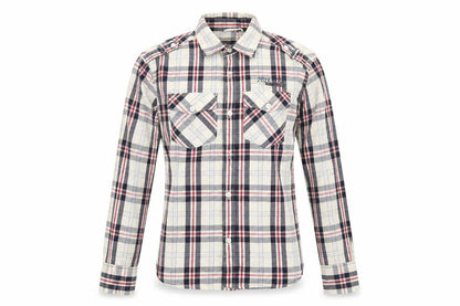 Front view of Next men’s beige dress shirt, size S