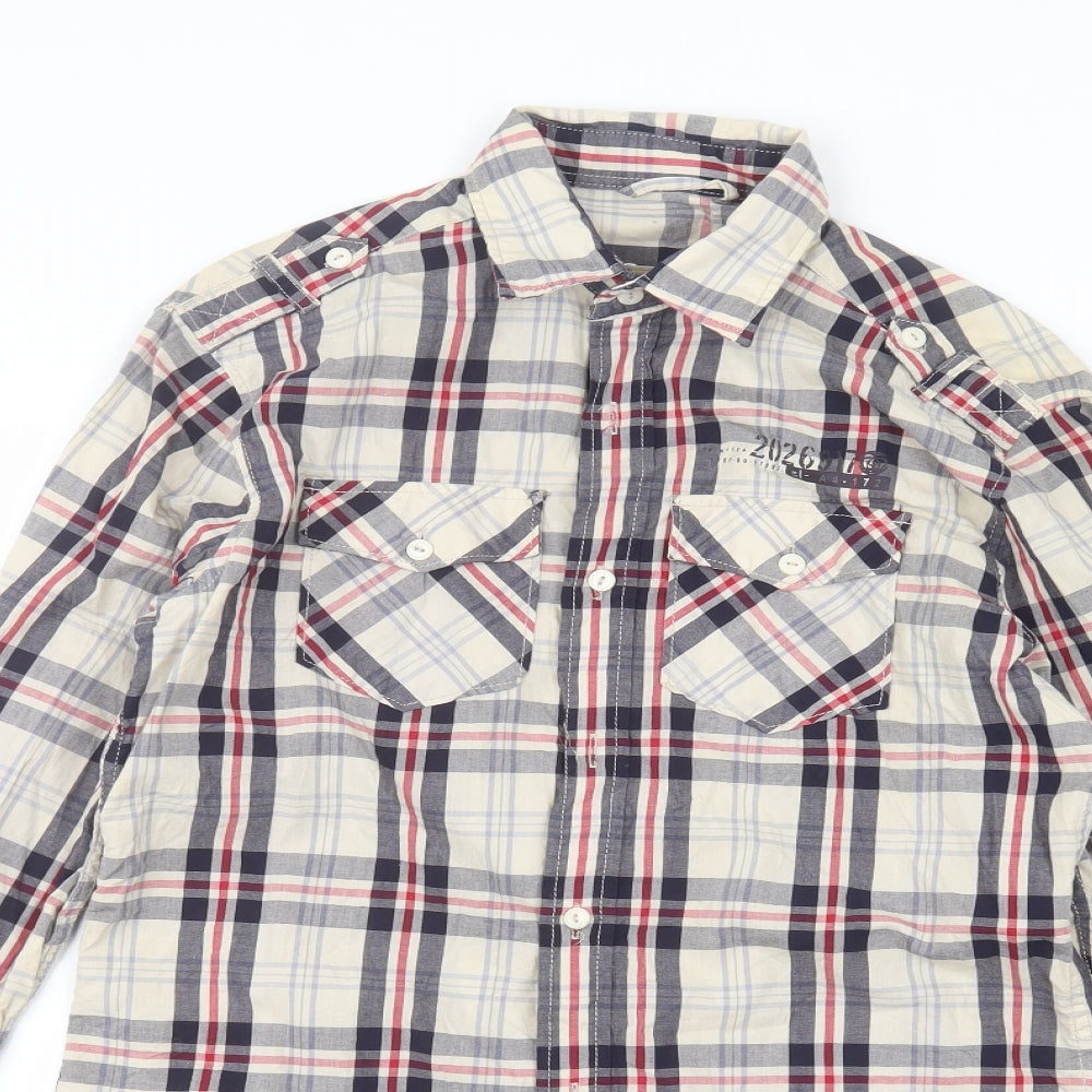 Mens UK Collar Size S NEXT Smart Beige  Dress Shirt