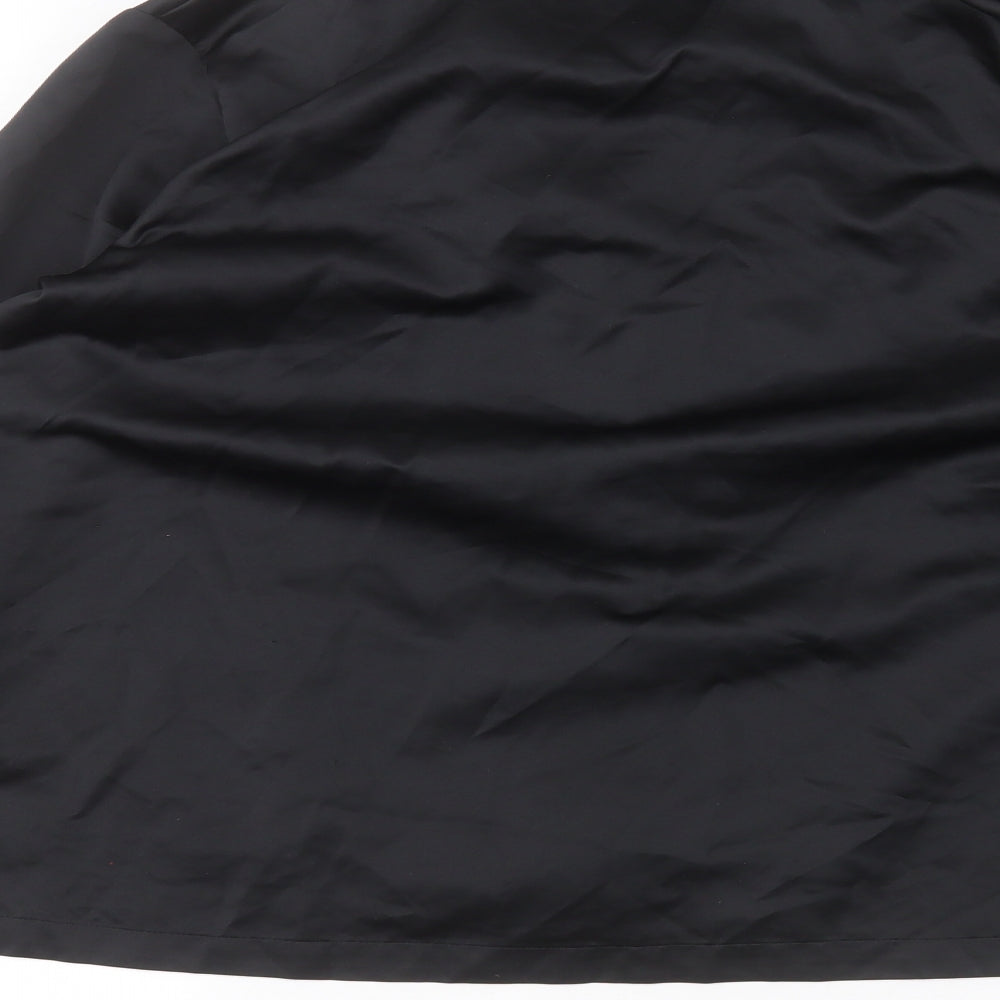 Womens UK Size 12 Boux Avenue Black Basic Button-Up