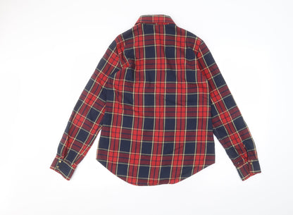Love women Womens Red   Basic Button-Up Size M