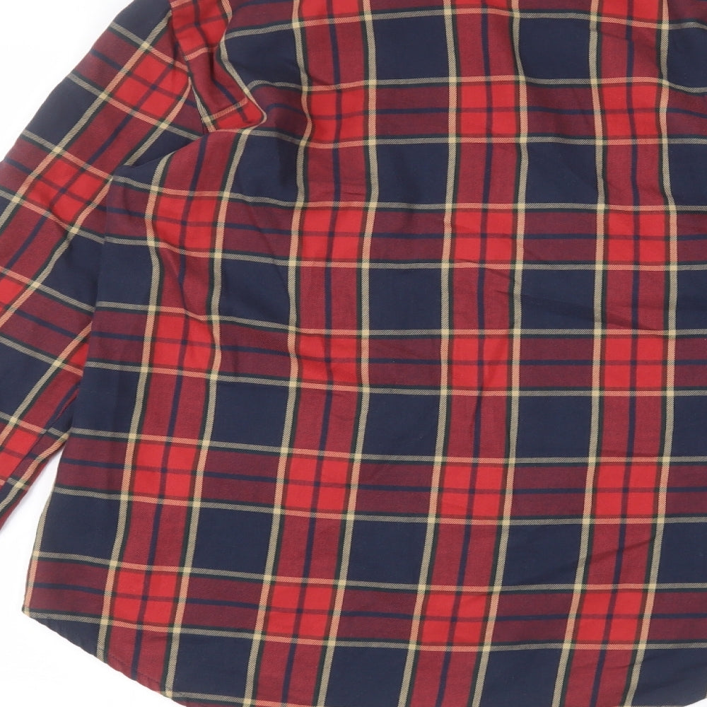 Love women Womens Red   Basic Button-Up Size M