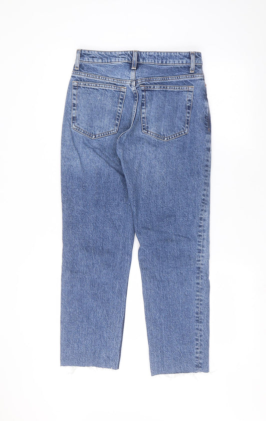 Topshop Womens Blue   Straight Jeans Size 26 in L32 in