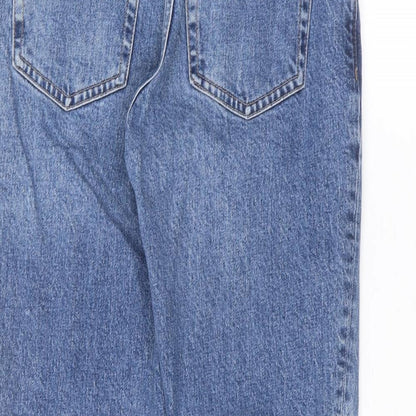 Topshop Womens Blue   Straight Jeans Size 26 in L32 in