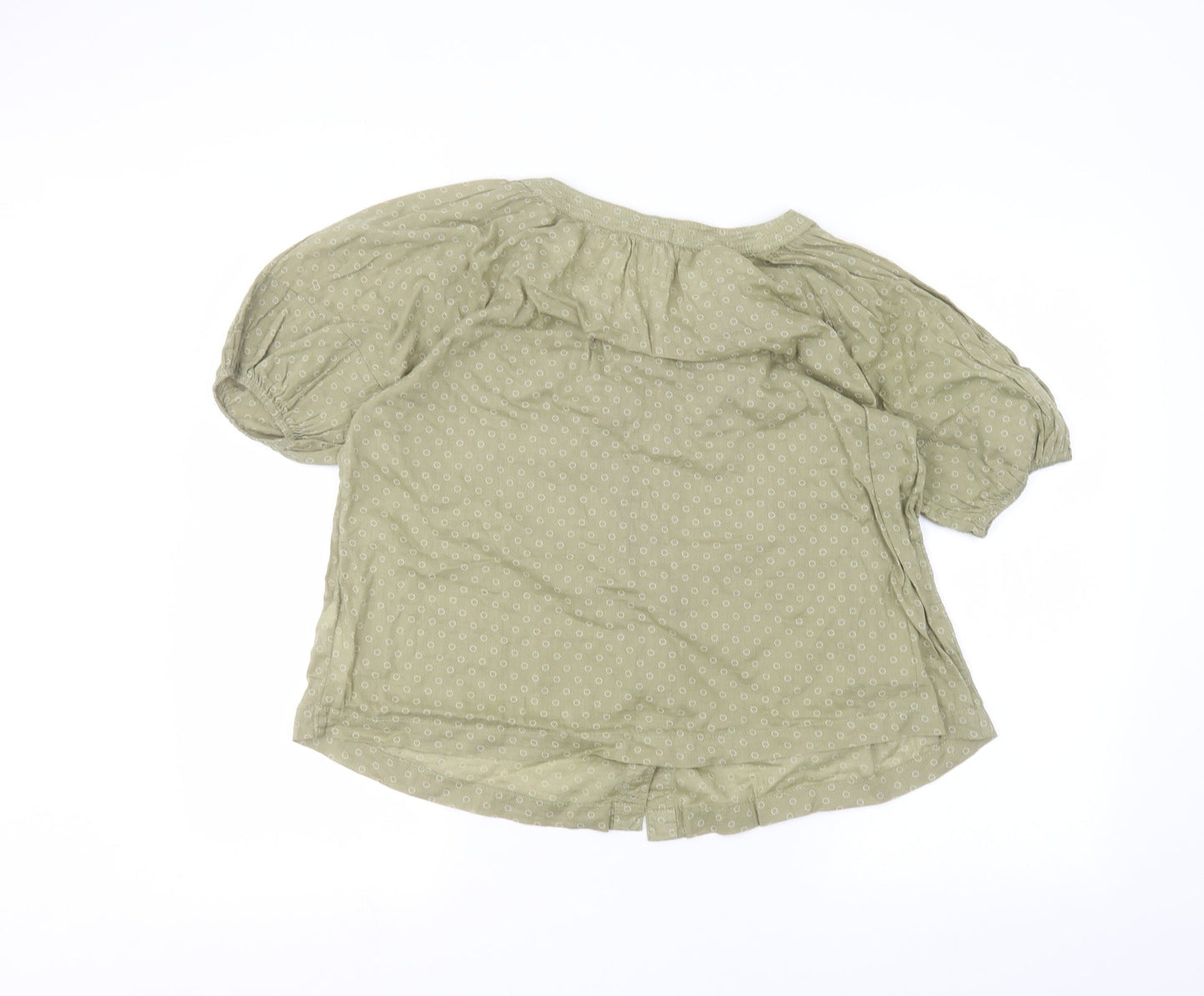 NEXT Womens Green   Basic Button-Up Size 8