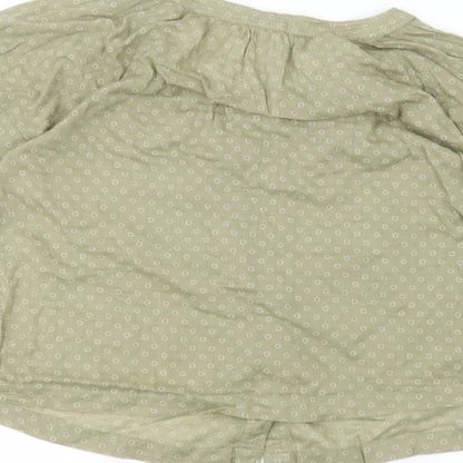 NEXT Womens Green   Basic Button-Up Size 8
