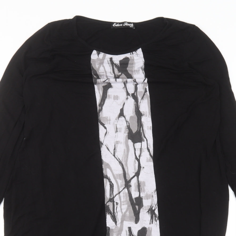 Eden rock Womens Black   Basic T-Shirt Size XS