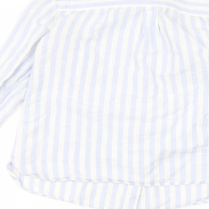 Womens UK Size 10 Dorothy Perkins White Basic Button-Up