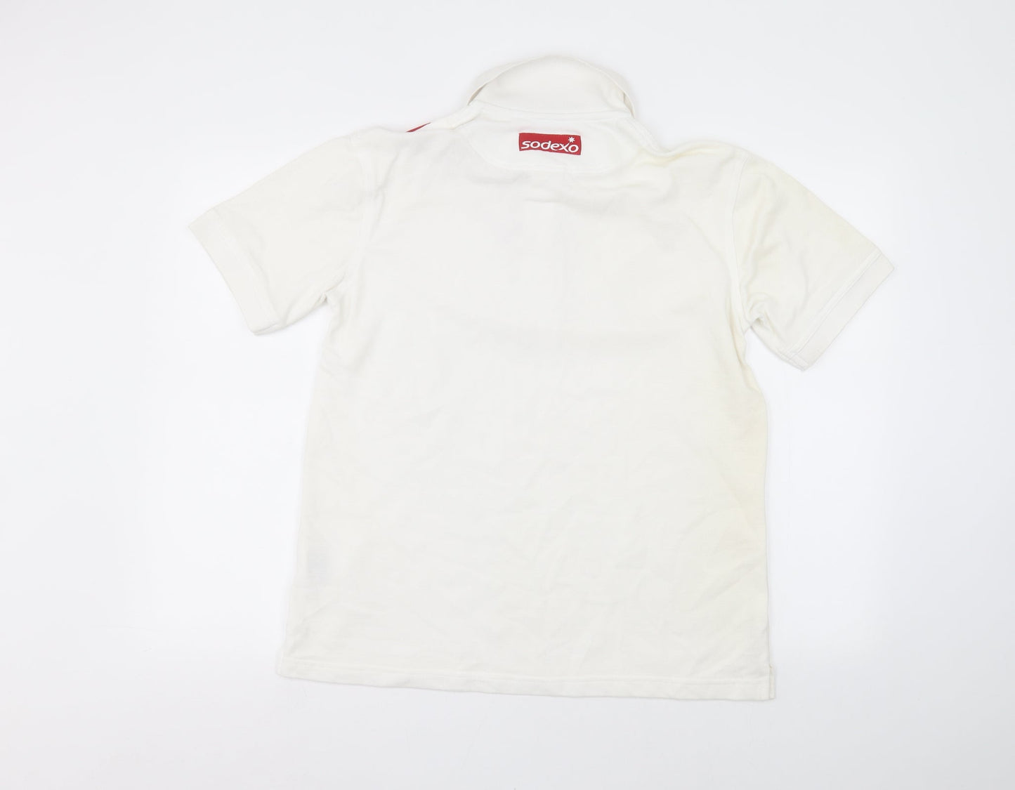 Sodexo Mens White    Polo Size S