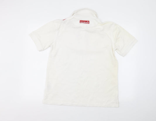 Sodexo Mens White    Polo Size S