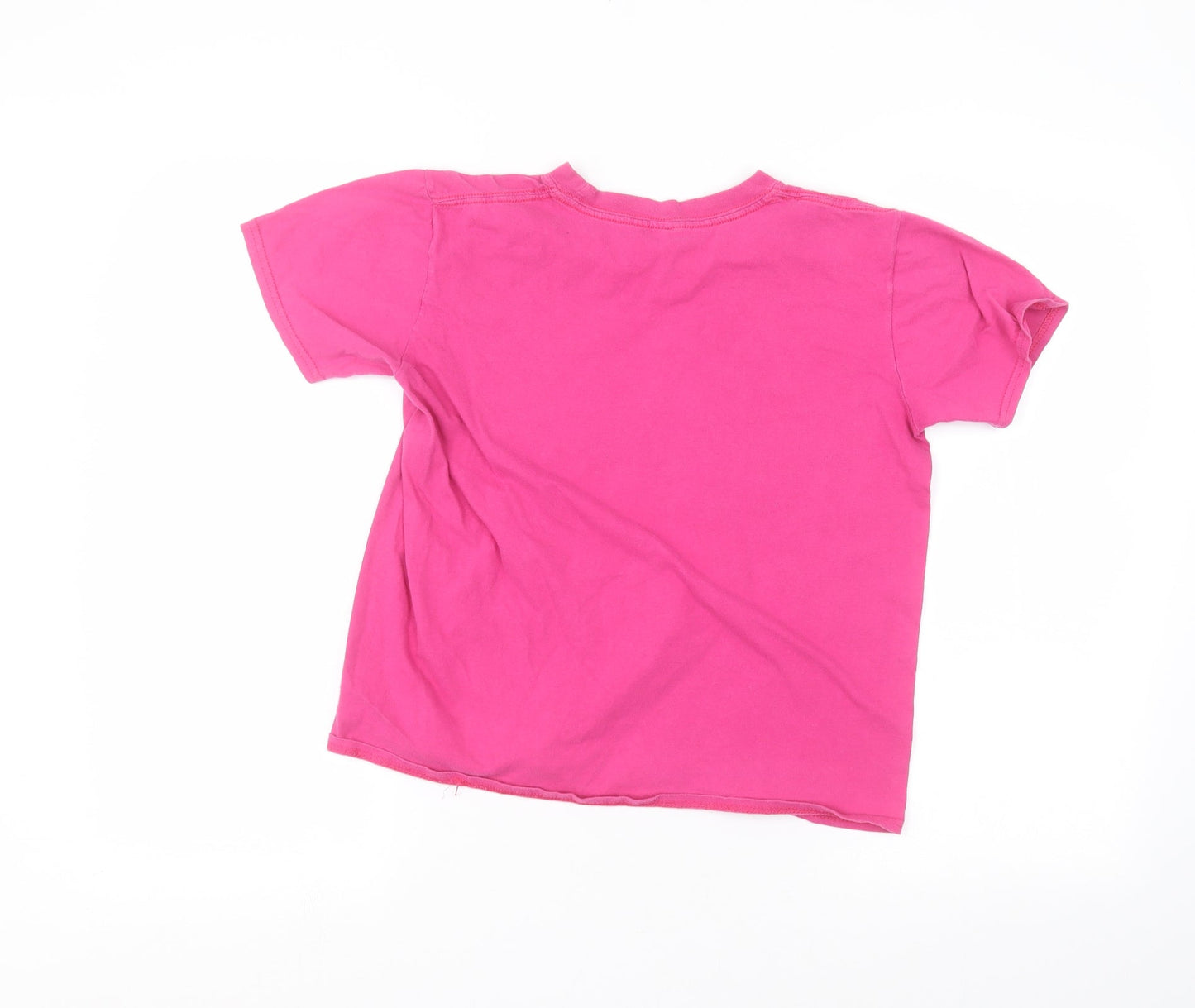 Gilden Girls Pink   Basic T-Shirt Size 12-13 Years