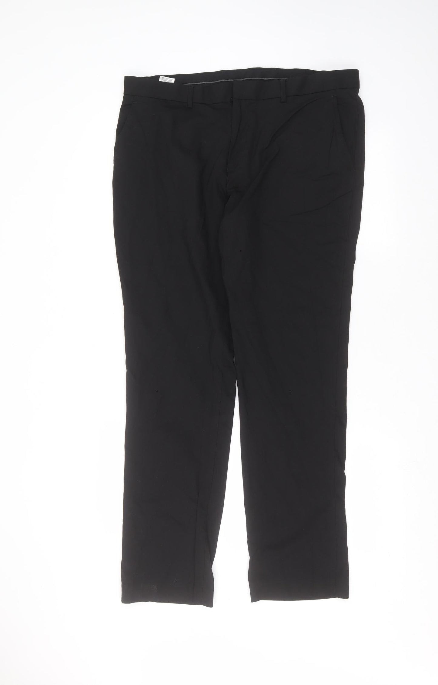 Mark Law Mens Black   Trousers  Size 36 in L29 in