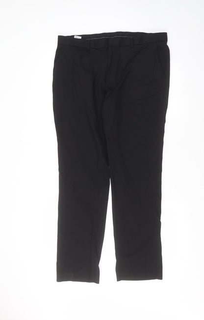 Mark Law Mens Black   Trousers  Size 36 in L29 in