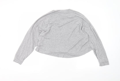 Womens UK Size 12 Topshop Grey Pullover Jumper