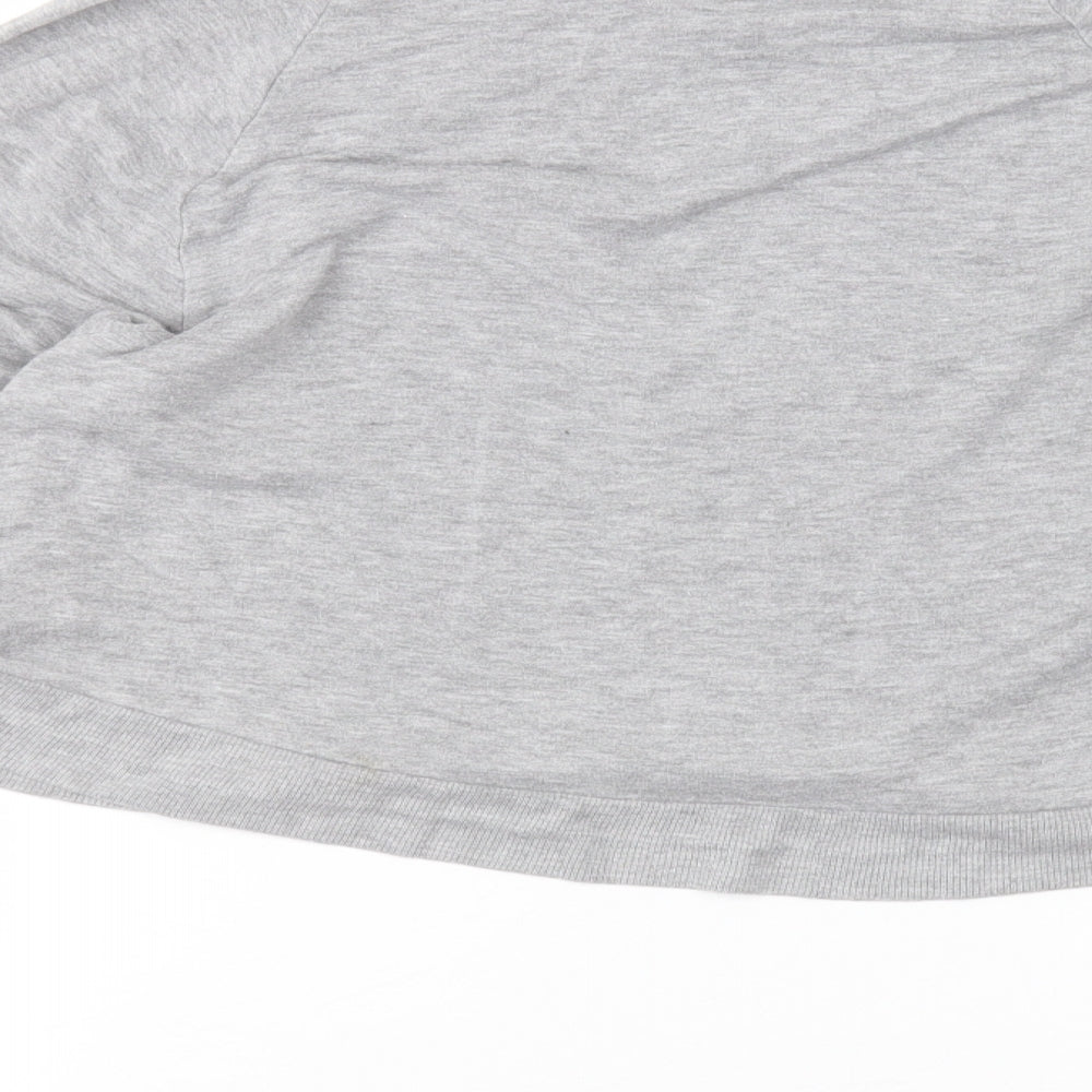 Womens UK Size 12 Topshop Grey Pullover Jumper